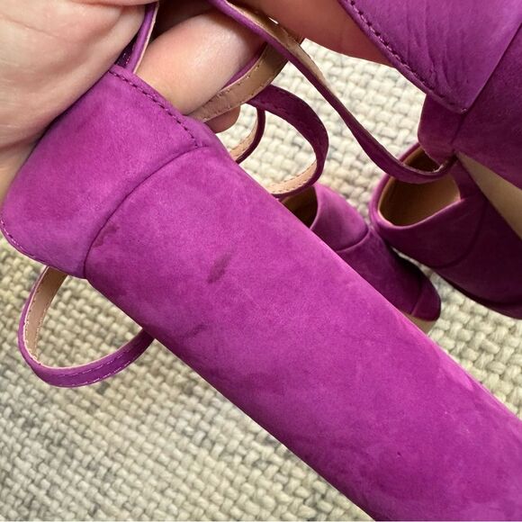 NEW Schutz Luan Suede Platform Pump in Bright Violet 8.5 - Picture 5 of 8